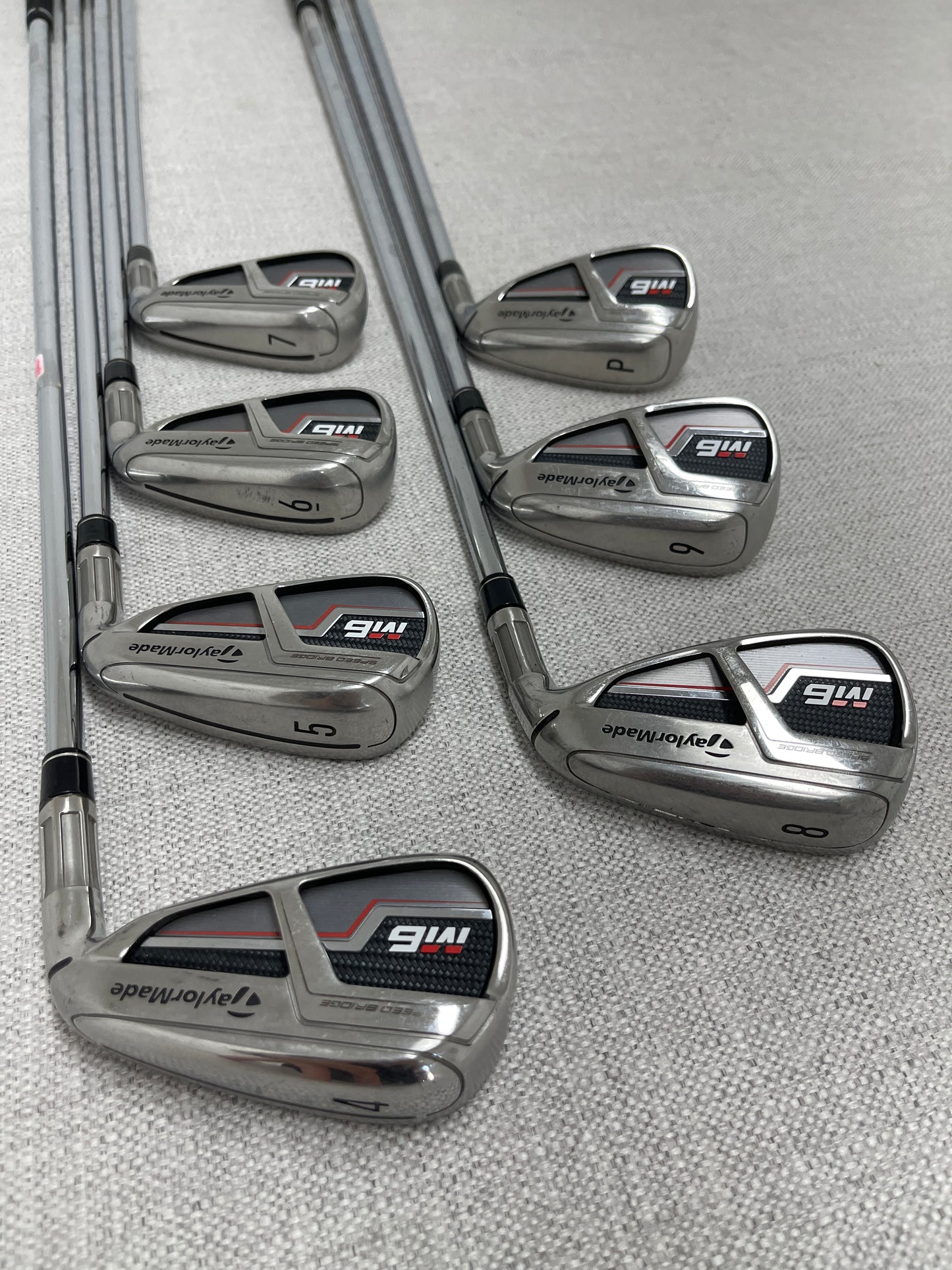 TaylorMade M6 Single Iron. Sold Separately. Stiff Flex Steel - Very Good Condition # 13884