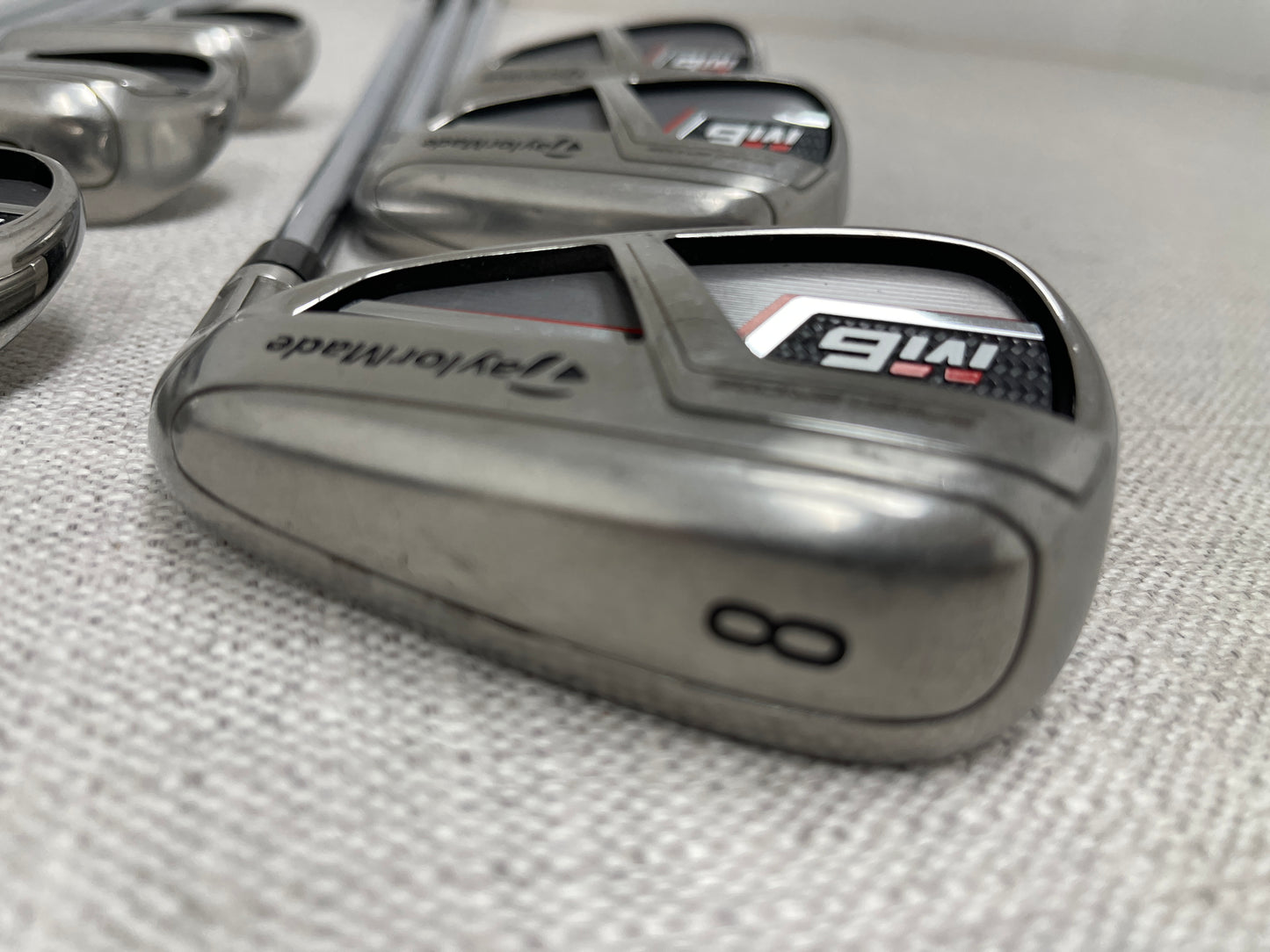 TaylorMade M6 Single Iron. Sold Separately. Stiff Flex Steel - Very Good Condition # 13884