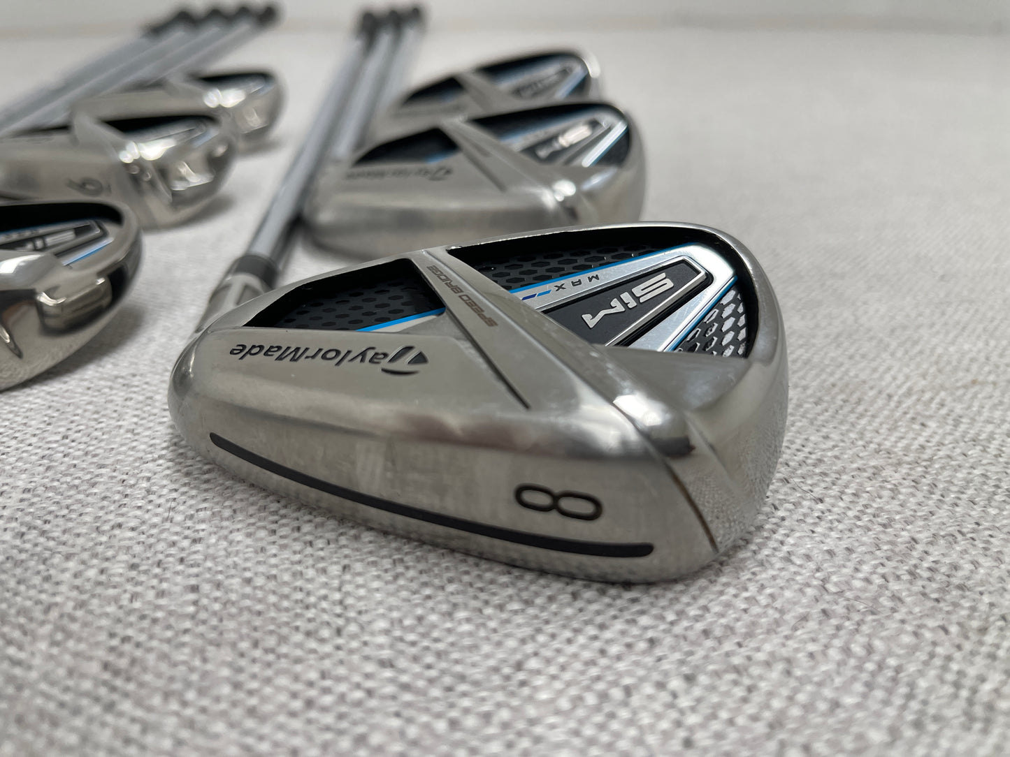 TaylorMade SIM Max Single Iron. Stiff Flex Steel - Very Good Condition # 14129