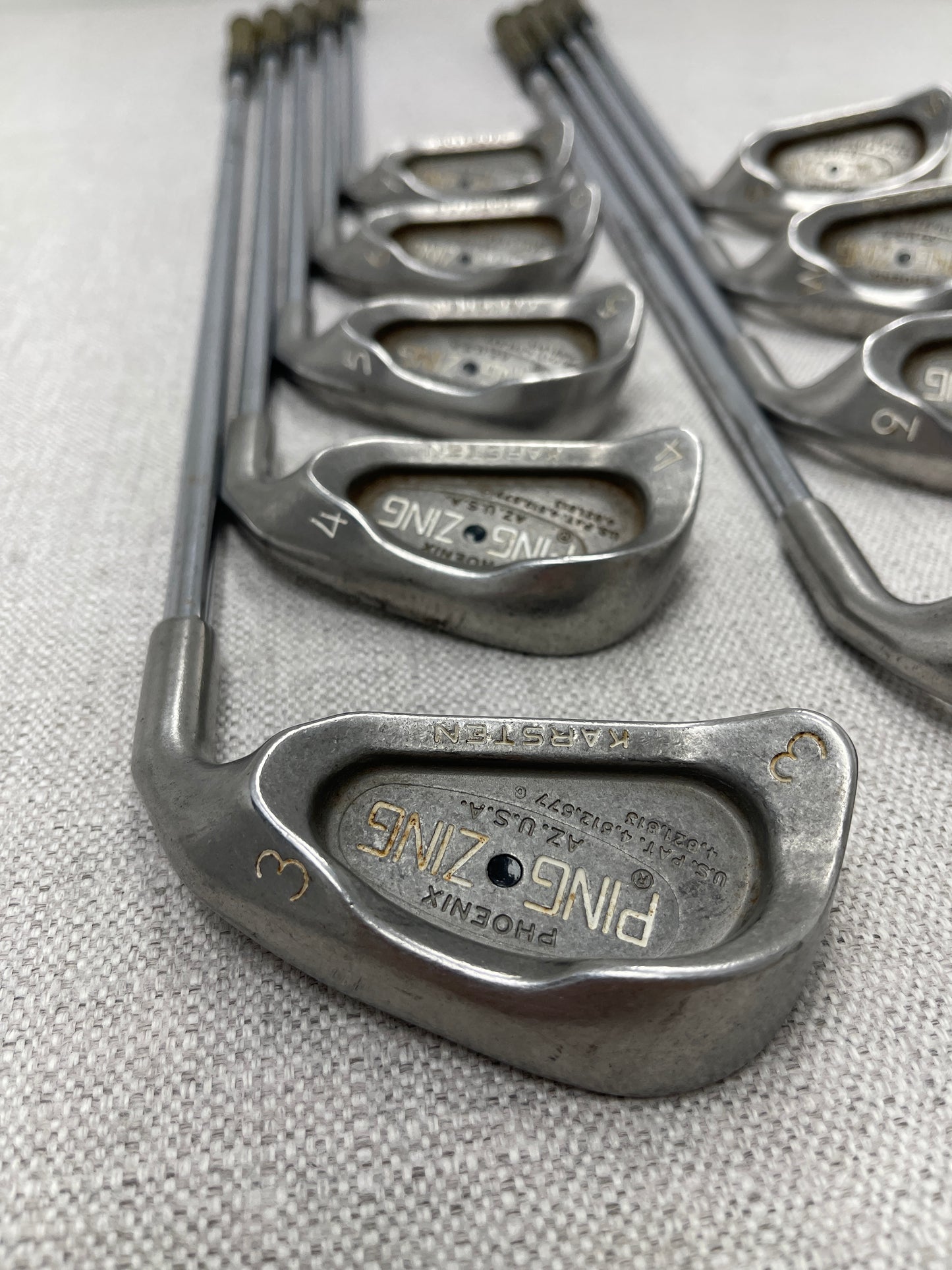 PING Zing Black-Dot Single Iron. Sold Separately. JZ Stiff Steel - Good Condition # 14042