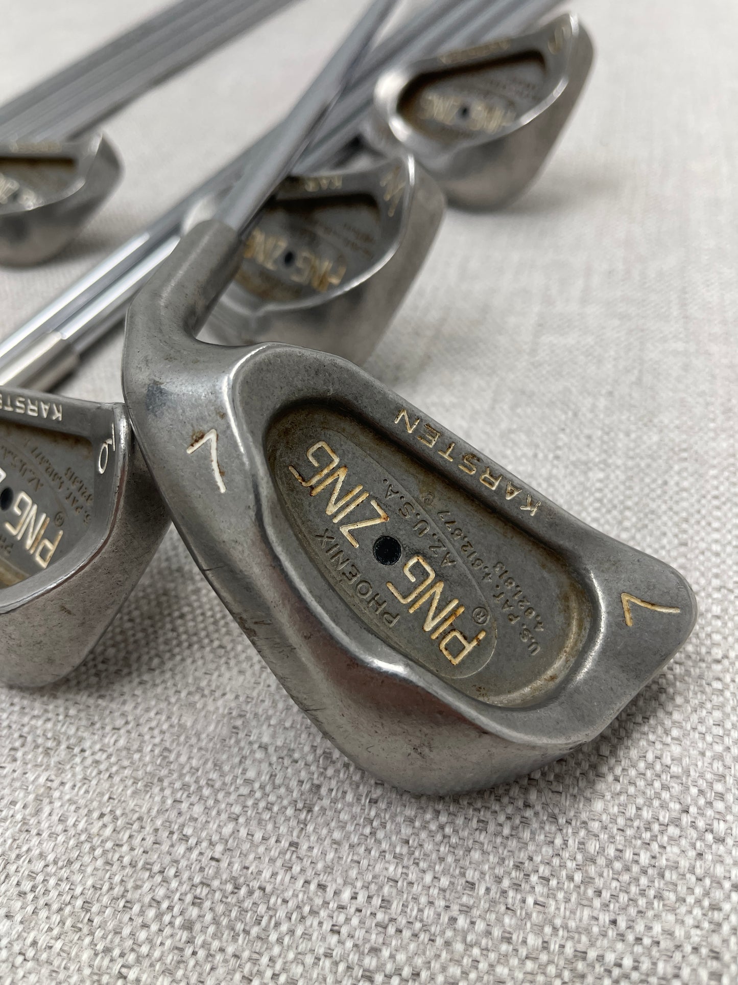 PING Zing Black-Dot Single Iron. Sold Separately. JZ Stiff Steel - Good Condition # 14042