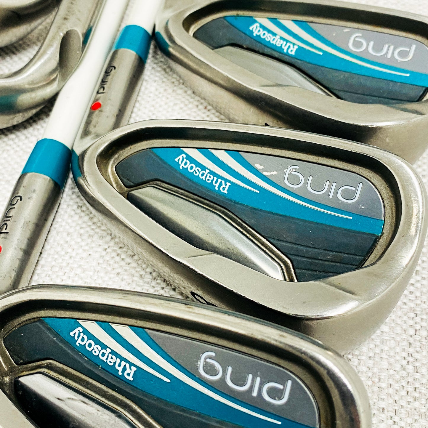 PING Rhapsody Red-Dot Ladies Single Iron. Sold Separately. Ladies Graphite - Good Condition # 13821
