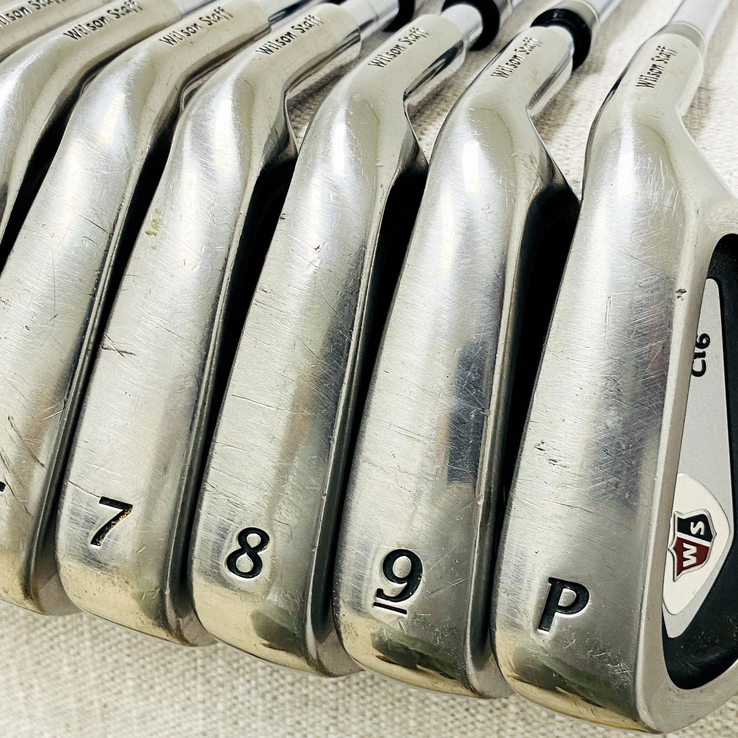 Wilson Ci6 Single Iron. Sold Separately. Regular Flex Steel - Very Good Condition # 13911