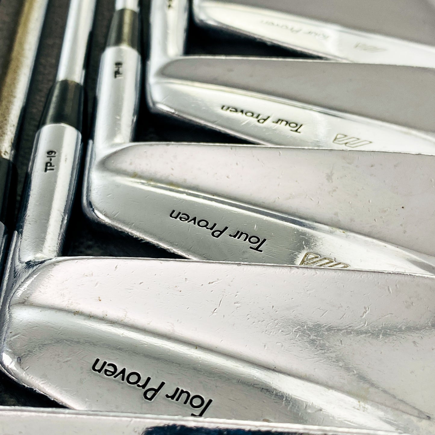 Mizuno Tour Proven TP-19 Single Iron. Sold Separately. Stiff Flex Steel - Good Condition # 13634