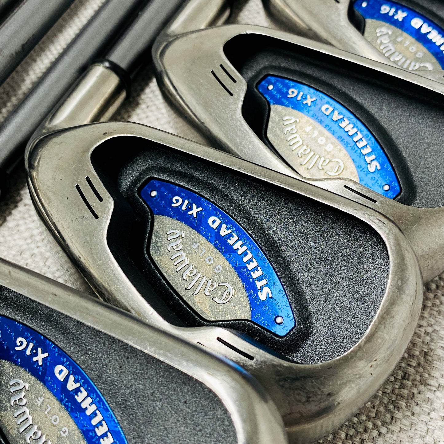 Callaway X-16 Steelhead Single Iron. Sold Separately. Regular Flex Graphite - Very Good Condition # 14043