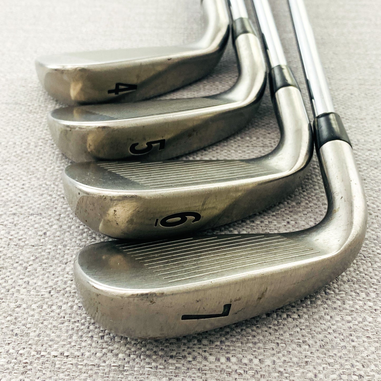 Titleist 714 AP1 Single Iron. Sold Separately. R300 Regular Flex Steel - Good Condition # 13623