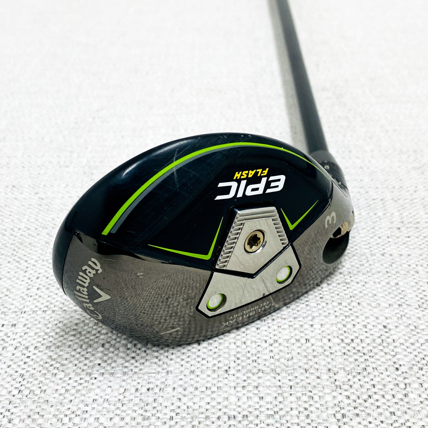 Callaway EPIC Flash Left-Hand 3-Hybrid. 18 Degree, Regular Flex - Very Good Condition # 14001