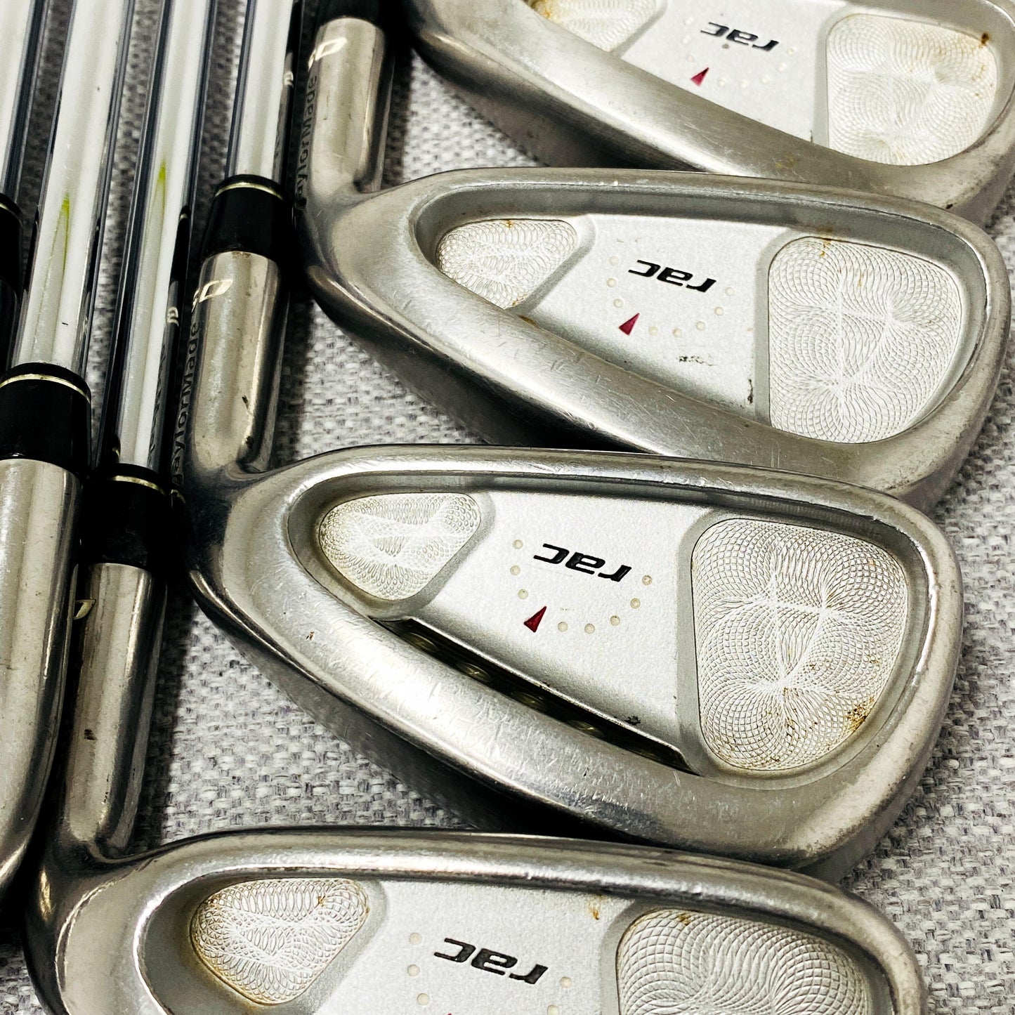 TaylorMade RAC OS (Oversize) Single Iron. Sold Separately. Stiff Flex Steel - Good Condition # 13764