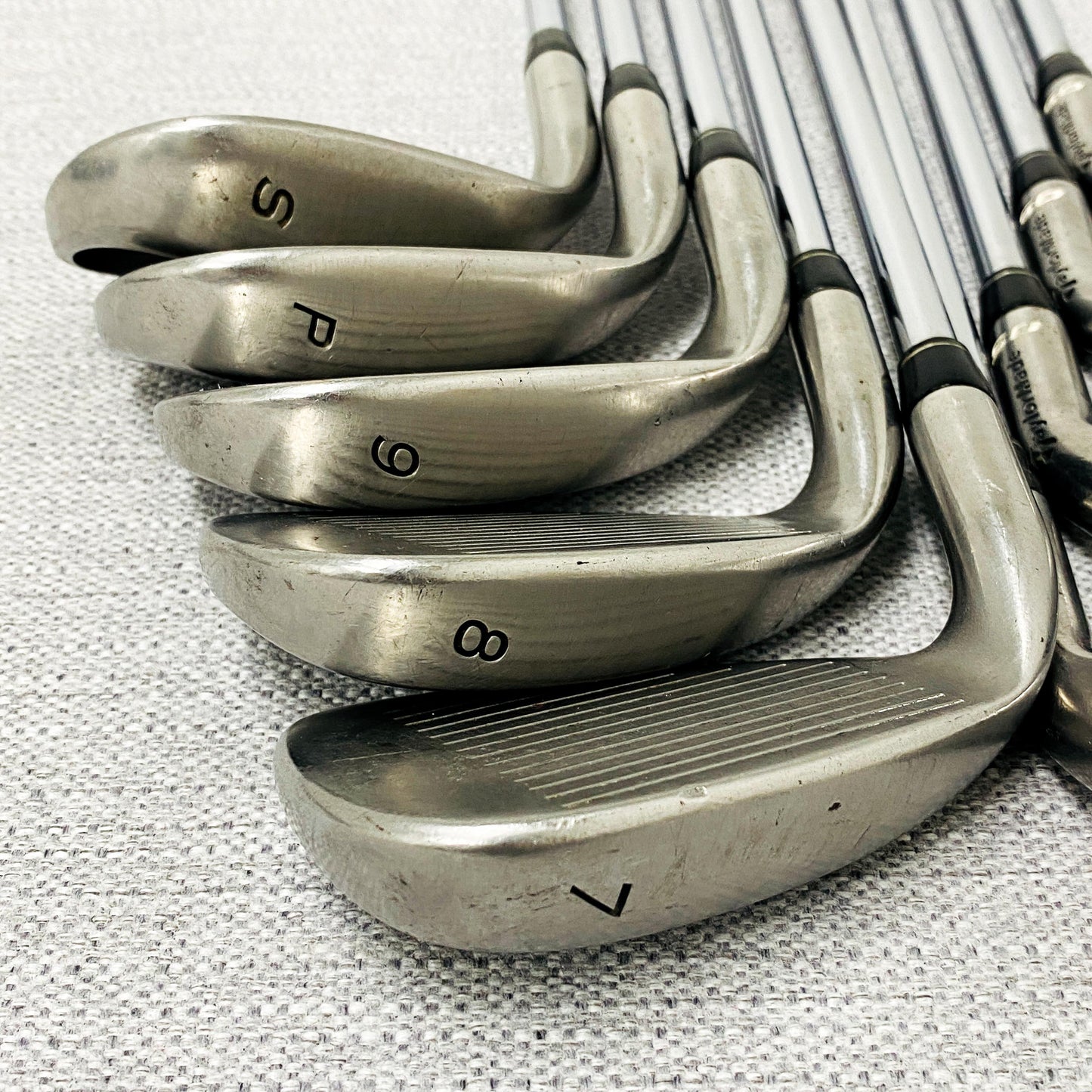 TaylorMade RAC OS (Oversize) Single Iron. Sold Separately. Stiff Flex Steel - Good Condition # 13764