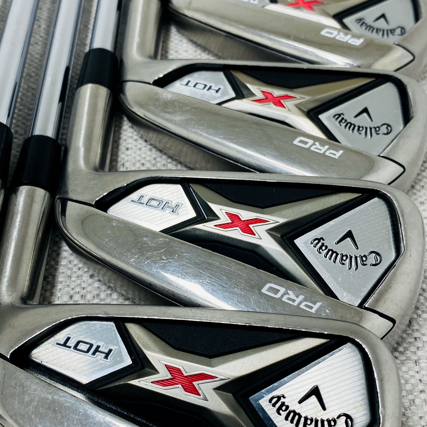 Callaway X-Hot Pro Single Iron. Sold Separately. Project X 95 Flighted 6.0, Stiff - Very Good Condition # 14009