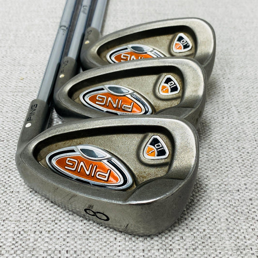 PING i10 White-Dot Single Iron. Sold Separately. Z765 Stiff Steel - Very Good Condition # 13934