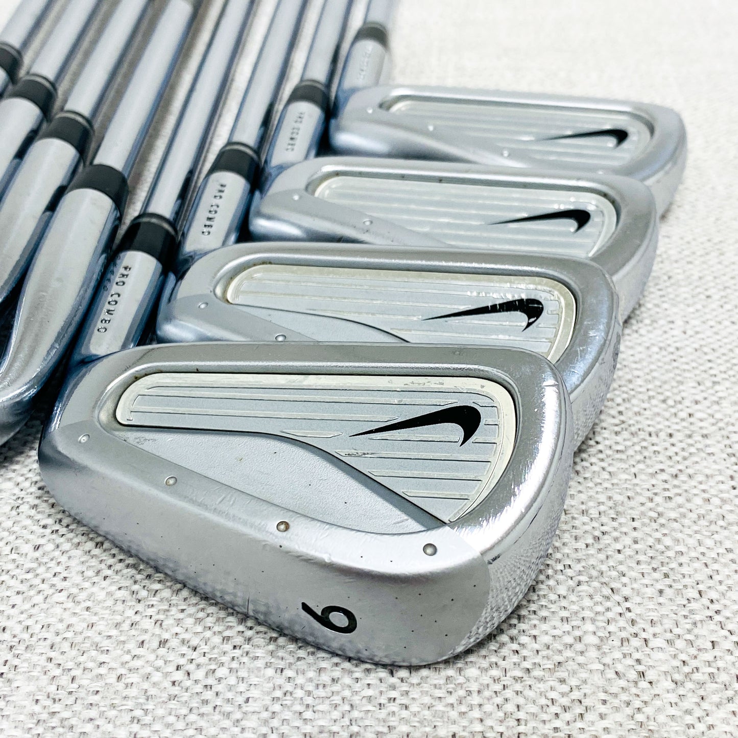 Nike Pro Combo Forged Single Iron. Sold Separately. S300 Stiff Steel - Very Good Condition # 13956