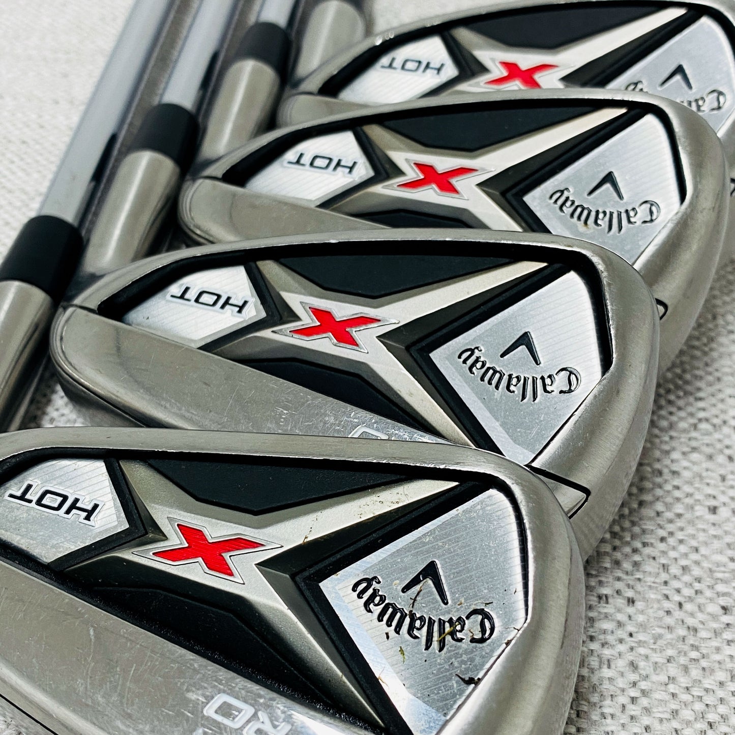 Callaway X-Hot Pro Single Iron. Sold Separately. Project X 95 Flighted 6.0, Stiff - Very Good Condition # 14009