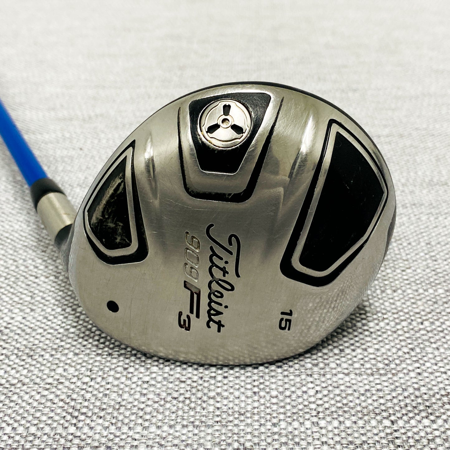 Titleist 909F3 3-Wood. 15 Degree, Stiff Flex - Good Condition # 13761