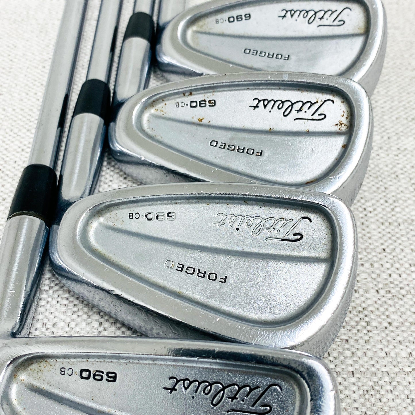 Titleist 690CB Single Iron. Sold Separately. R300 Regular Steel - Good Condition # 13957