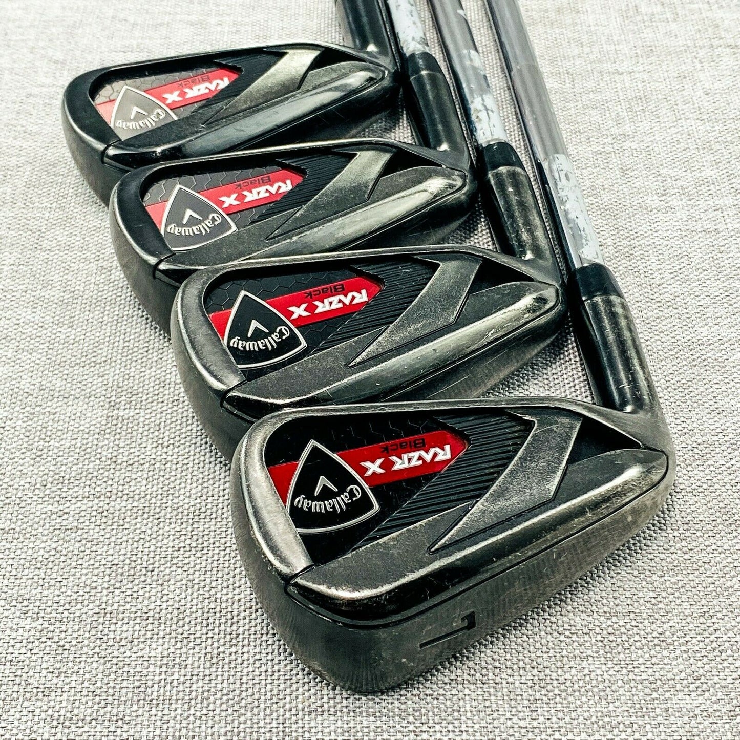 Callaway RAZR X Black Left-Hand Single Iron. Sold Separately! Uniflex 10713