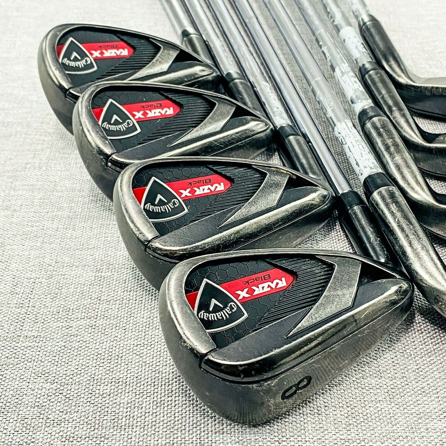 Callaway RAZR X Black Left-Hand Single Iron. Sold Separately! Uniflex 10713