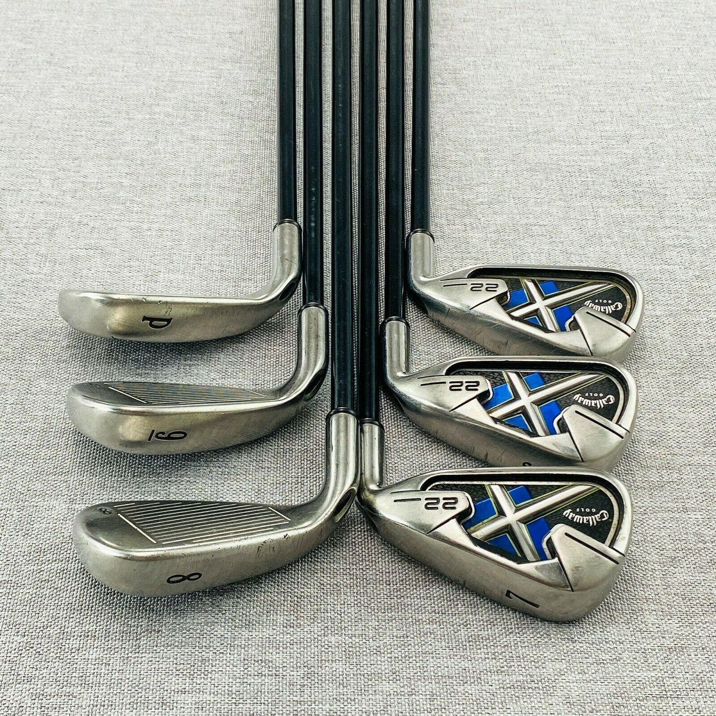 Callaway X-22 Single Iron. Sold Separately! Stiff Flex Graphite # 11379