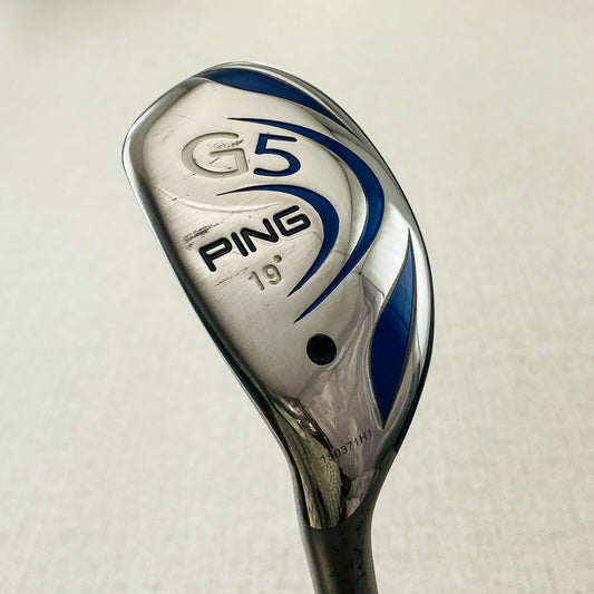 PING G5 Left-Hand Hybrid. 19 Degree, Reg Flex - Excellent Condition # 11447