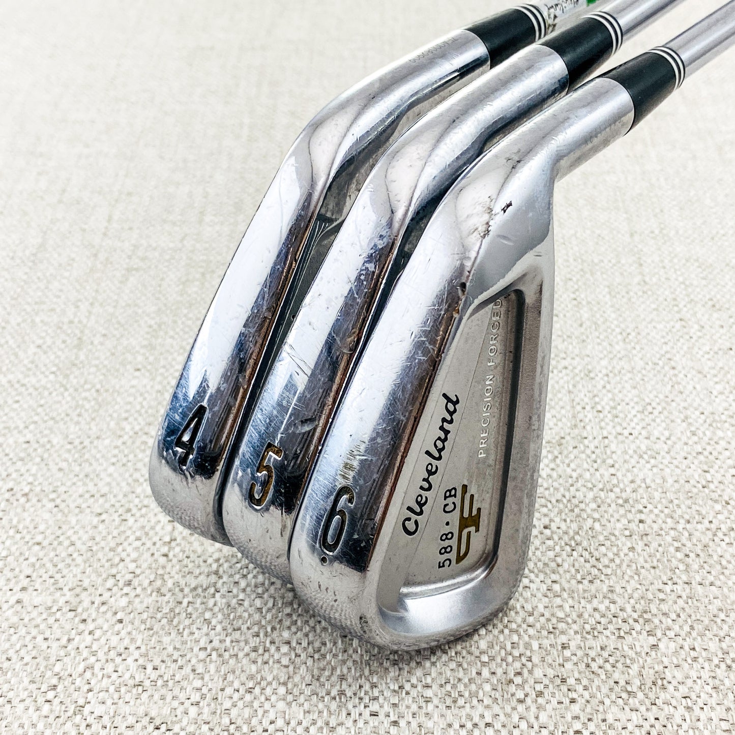 Cleveland 588 Precision Forged Combo Single Iron. Sold Separately! Stiff Steel - Very Good Condition # 11798