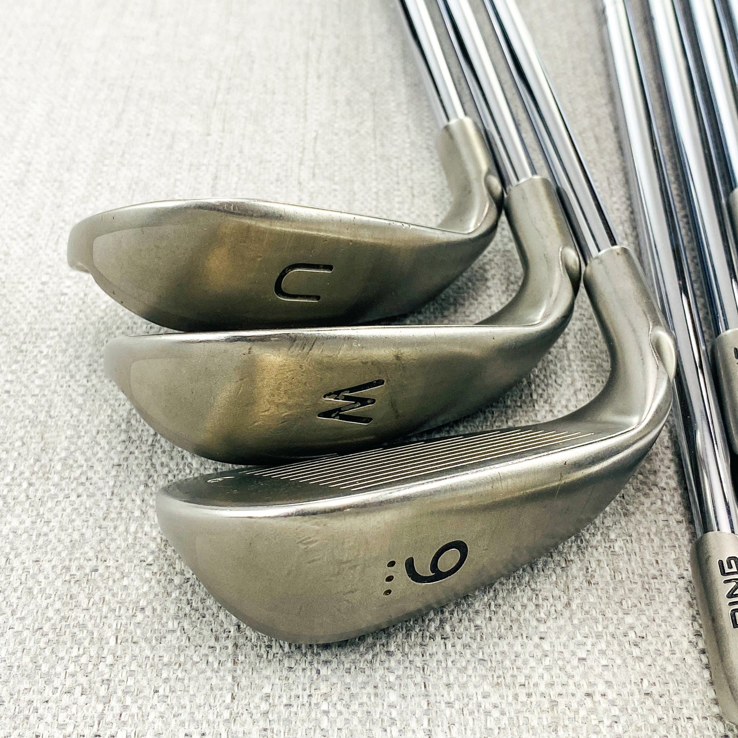PING Rapture White-Dot Single Iron. Sold Separately. Regular Flex Steel - Very Good Condition # 12102