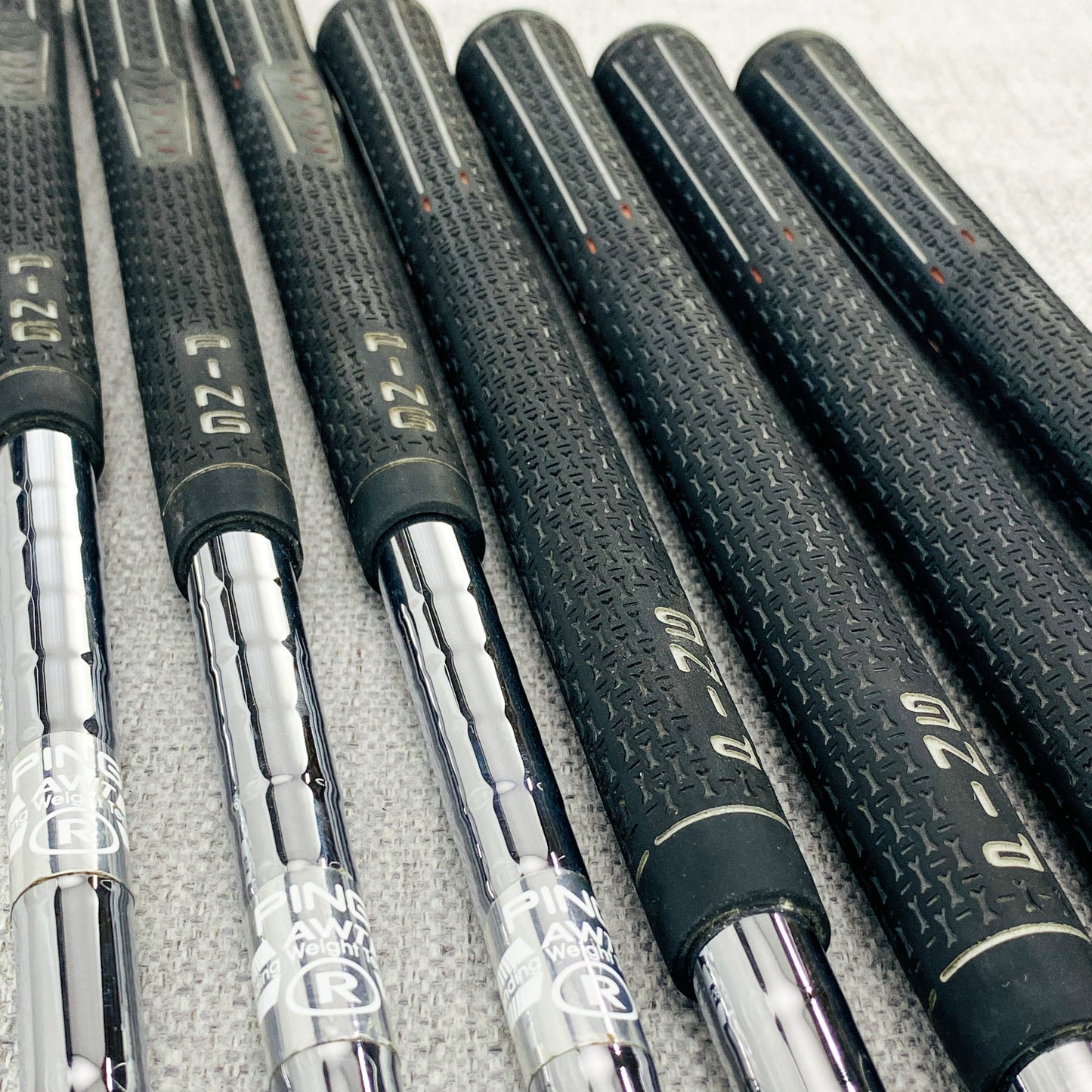 PING Rapture White-Dot Single Iron. Sold Separately. Regular Flex Steel - Very Good Condition # 12102