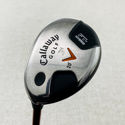 Callaway FT LEFT-HAND 3-Hybrid. 20 Degree, Regular Flex - Very Good Condition # 12386