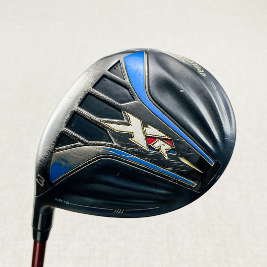 Callaway XR16 LEFT-HAND 3-Wood. 15 Degree, Regular Flex - Good Condition # 12415