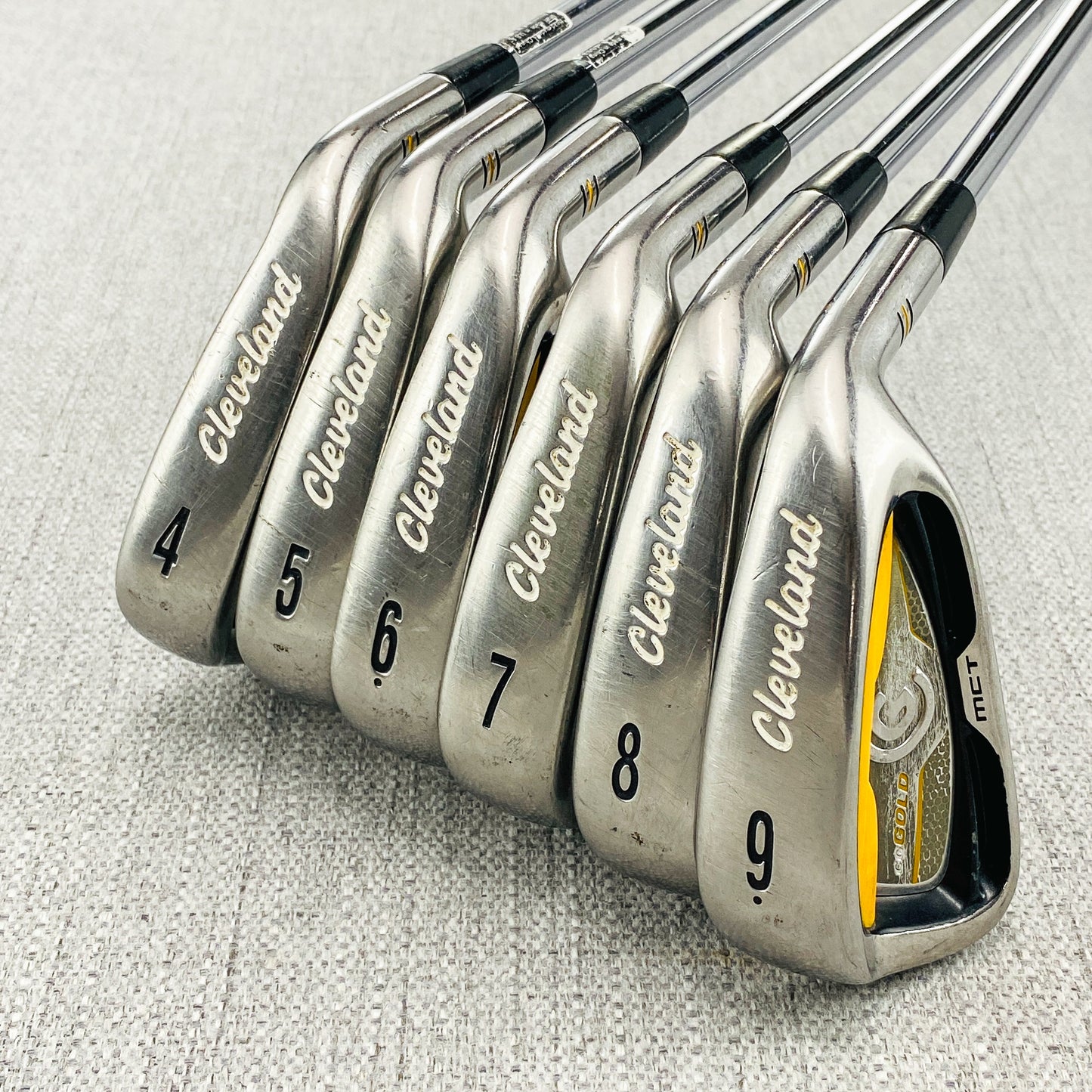 Cleveland CG Gold Single Iron. Sold Separately. Regular Flex Steel - Good Condition # 12190