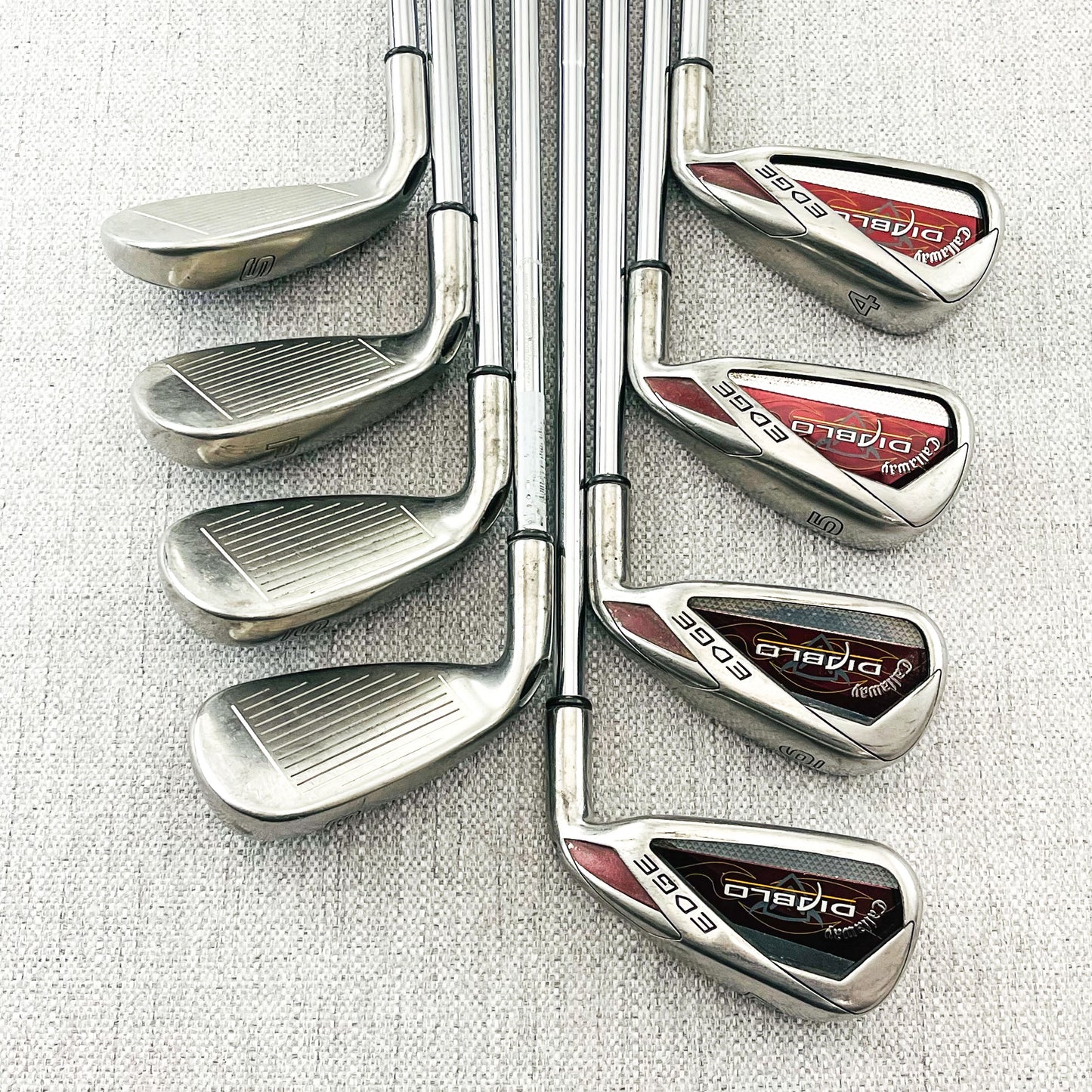 Callaway Diablo EDGE Single Iron. Sold Separately! Uniflex Steel - Very Good Condition # 12058