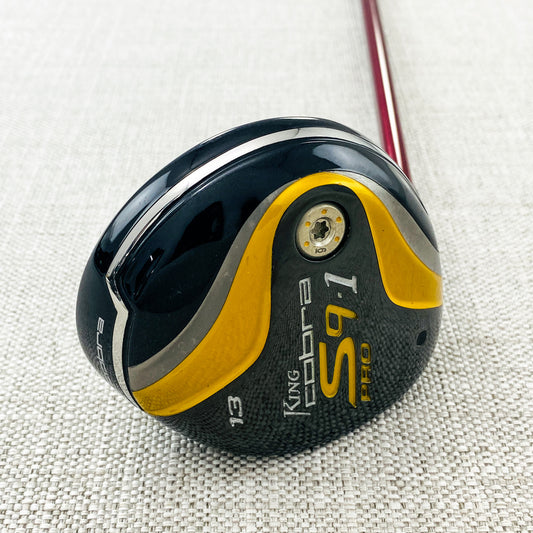 KING Cobra S9.1 Pro Left-Hand Strong 3-Wood. 13 Degree, Stiff Flex - Excellent Condition # T729