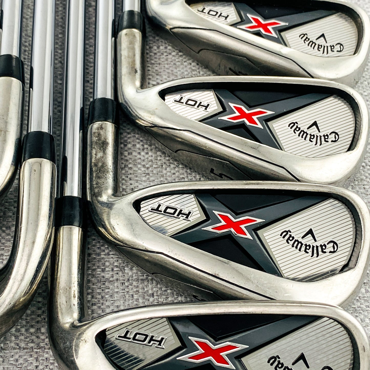 Callaway X-Hot Single Iron. Sold Separately. Regular Flex Steel - Very Good Condition # 13265