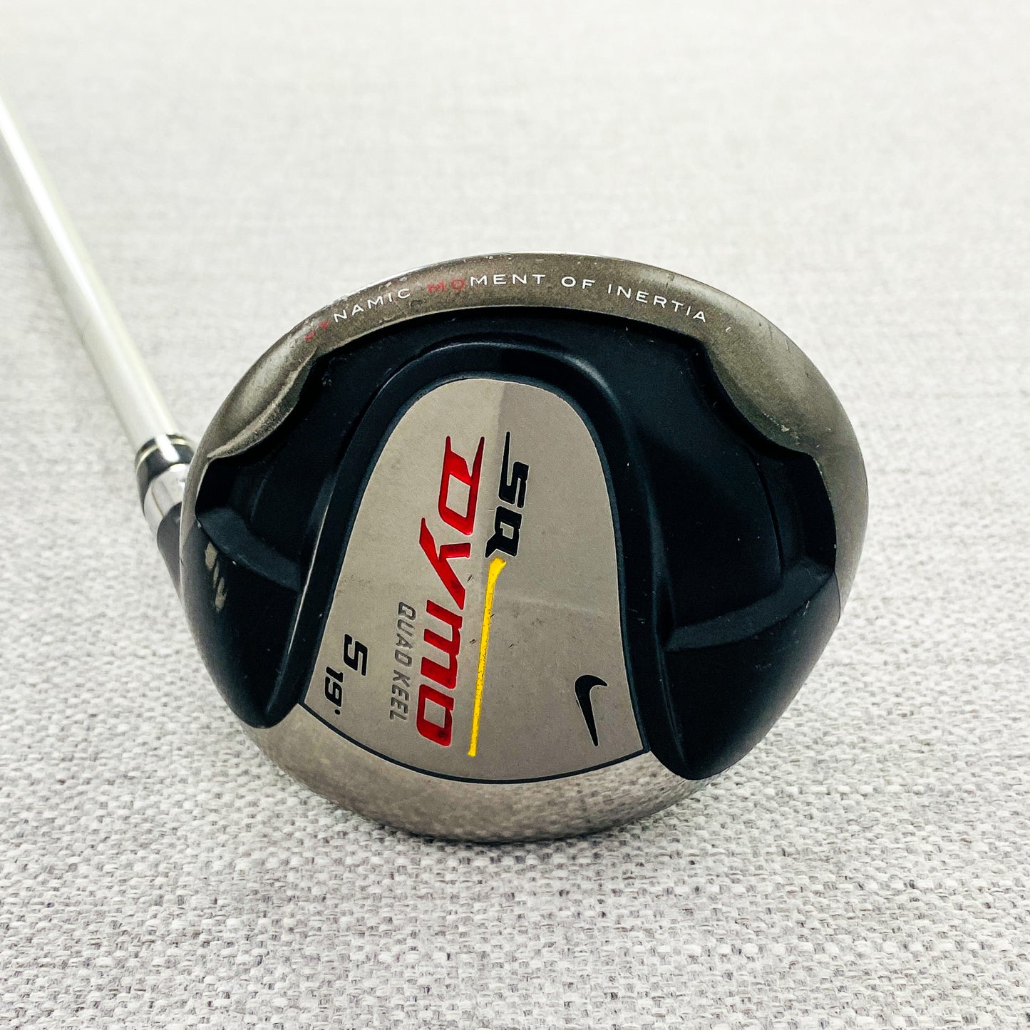 NIKE SQ Dymo Quad Keel 5-Wood. 19 Degree, Regular Flex - Good Condition # T840