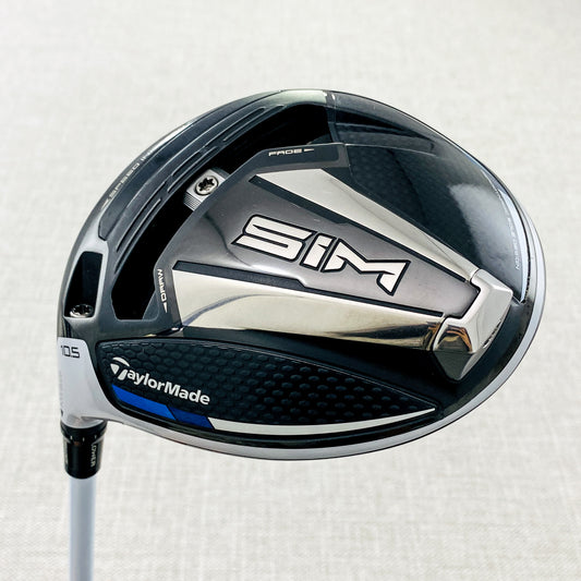 TaylorMade SIM Left-Hand Driver. 10.5 Degree, Stiff Flex - Very Good Condition # 12987
