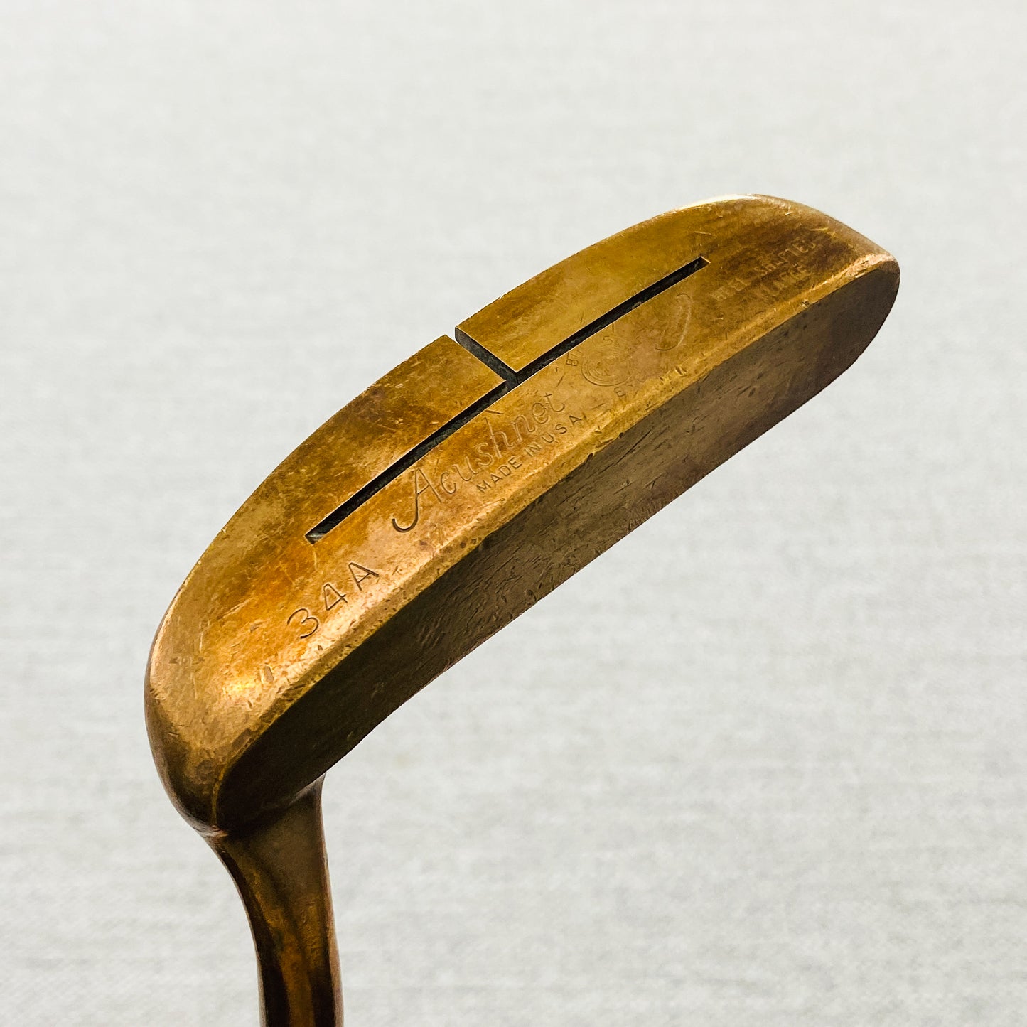 Acushnet Bulls Eye 34A Heel Shafted Putter. 34.5 inch - Good Condition # 13197