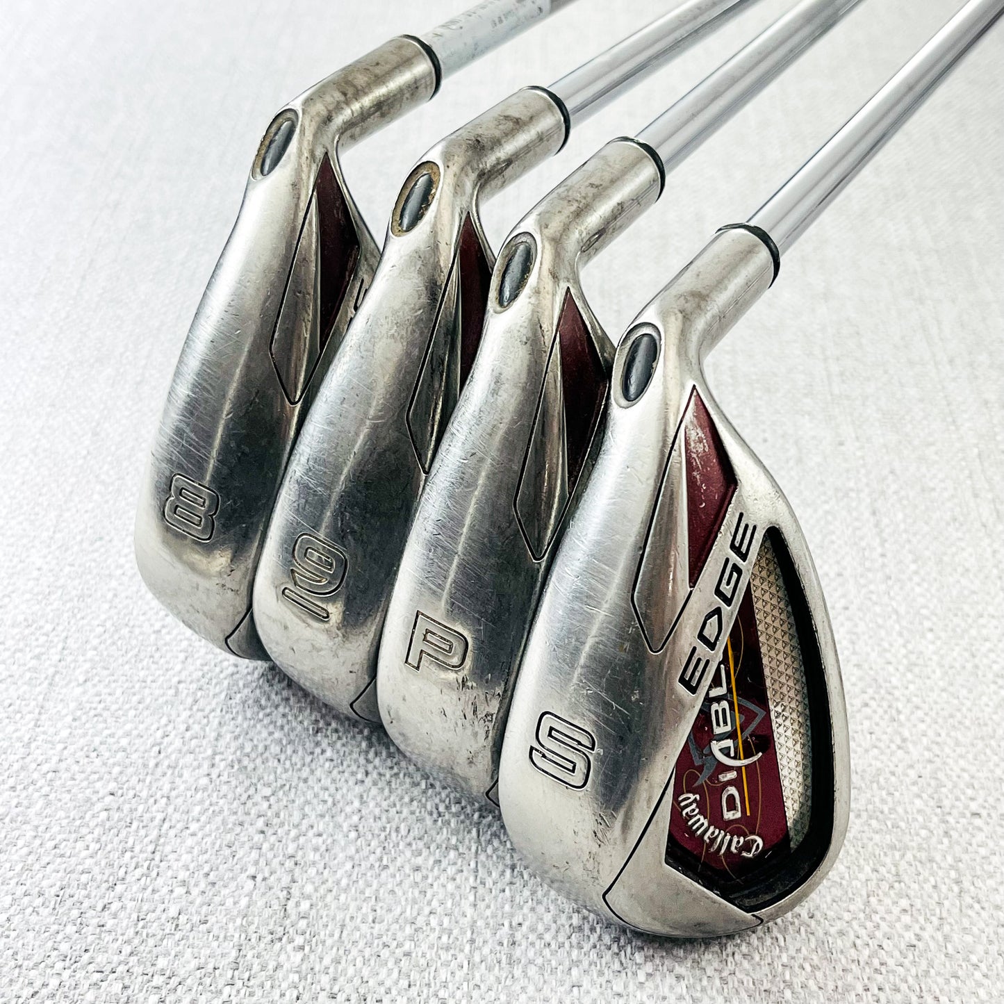 Callaway Diablo EDGE Single Iron. Sold Separately! Uniflex Steel - Very Good Condition # 12058