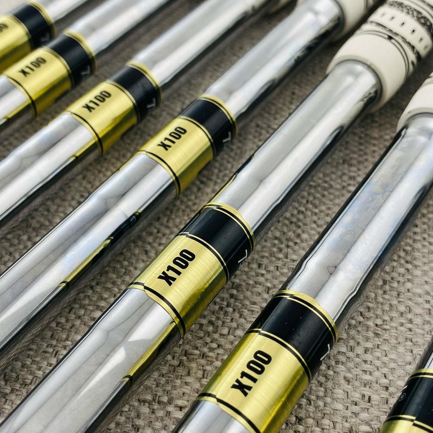 Honma Rose Proto Irons (4-10) Custom Copper refinish. X100 Extra Stiff