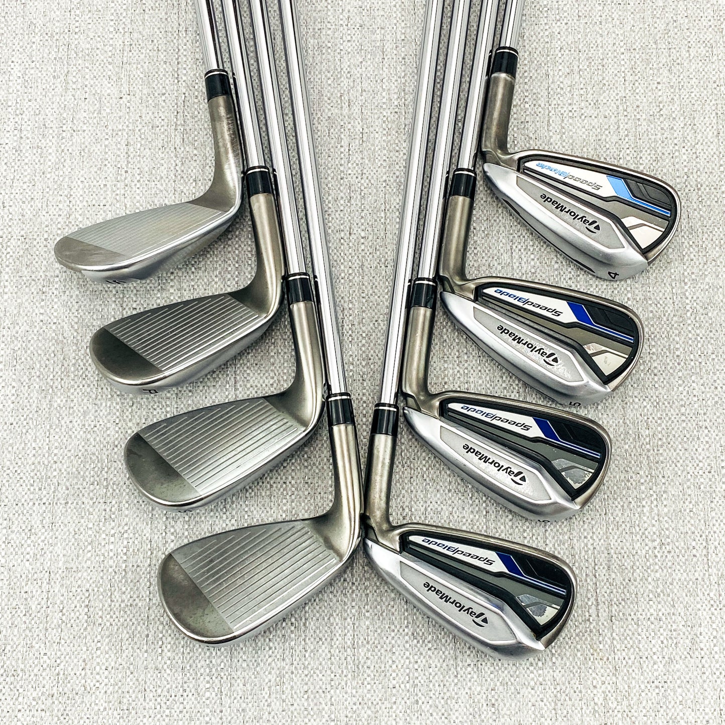 TaylorMade SpeedBlade Single Iron. Sold Separately. Regular or Stiff Flex Steel available - Very Good Condition # 12336