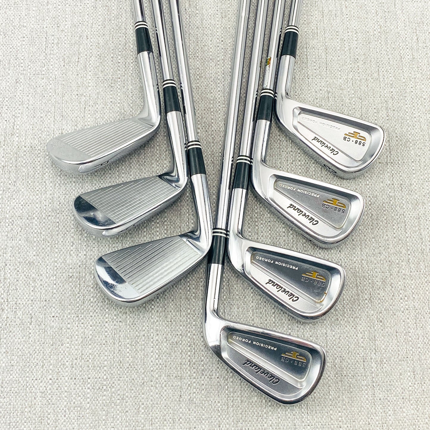 Cleveland 588 Precision Forged Single Iron. Sold Separately. S300 Stiff Flex - Very Good Condition # 12211
