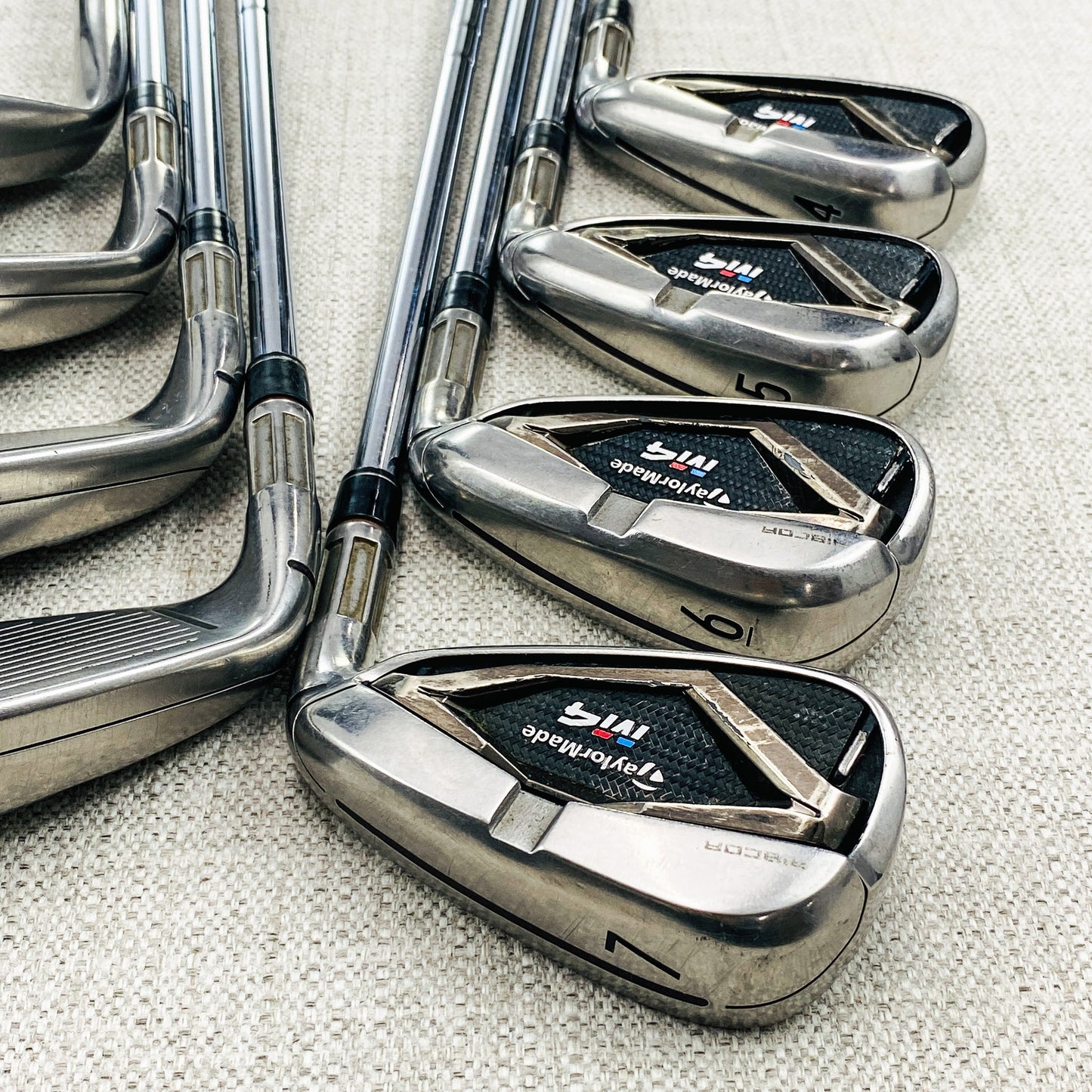 TaylorMade M4 Single Iron. Sold Separately. Stiff Flex Steel - Very Good Condition # 12598