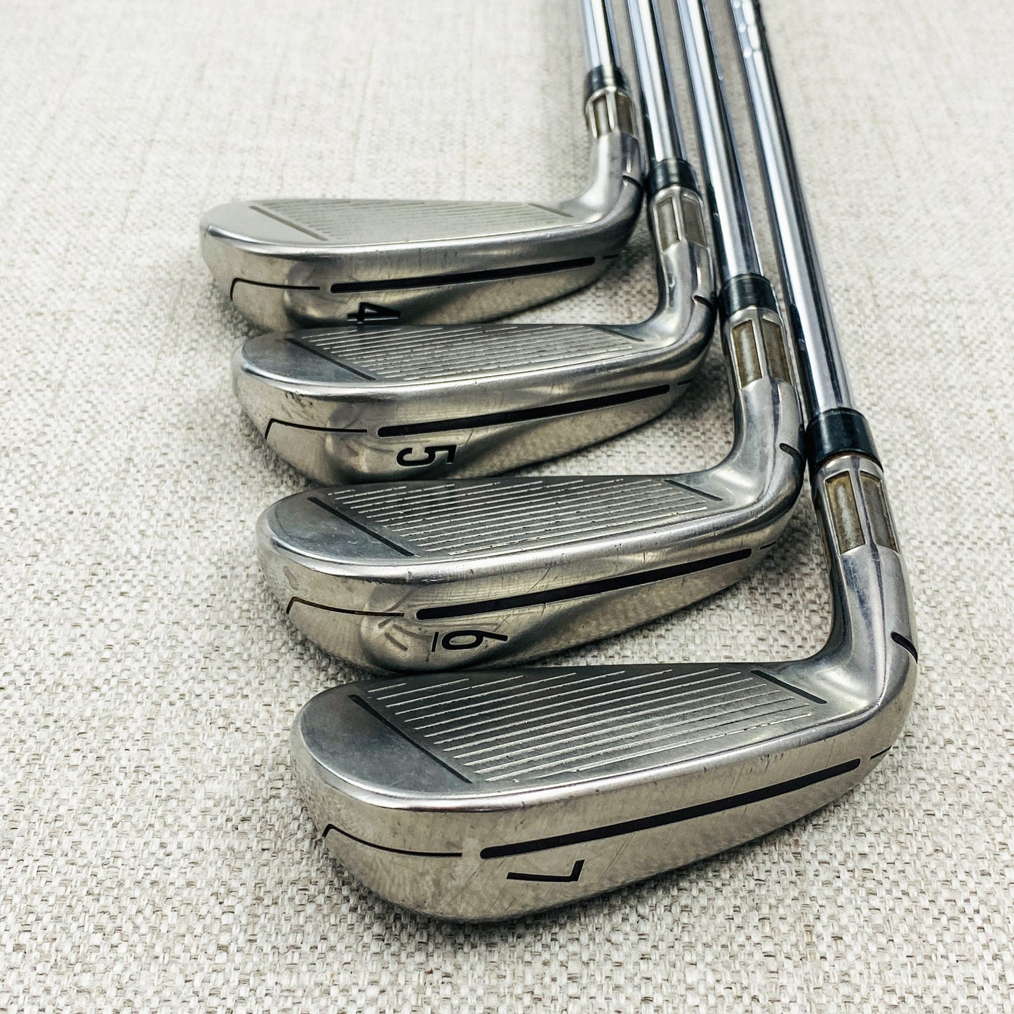 TaylorMade M4 Single Iron. Sold Separately. Stiff Flex Steel - Very Good Condition # 12598