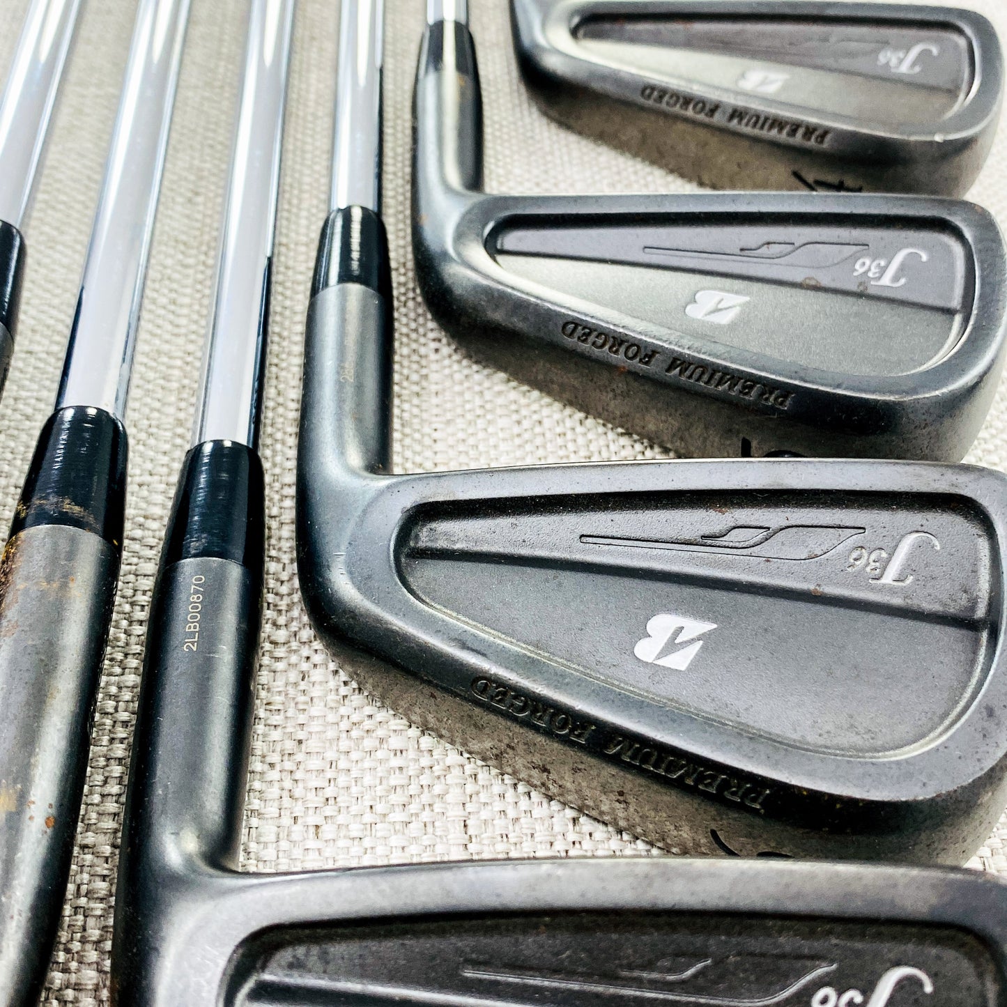 Bridgestone J36 Limited Edition Black Iron Set (4-P) PX 6.0 - Excellent Condition