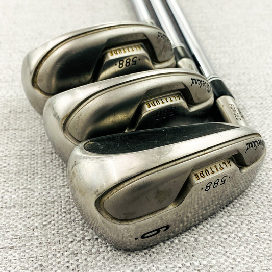 Cleveland 588 Altitude Left Hand Single Iron. Sold Separately. Regular Flex Steel - Good Condition # 13109