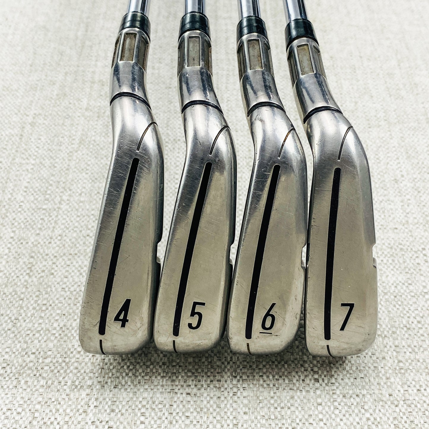 TaylorMade M4 Single Iron. Sold Separately. Stiff Flex Steel - Very Good Condition # 12598