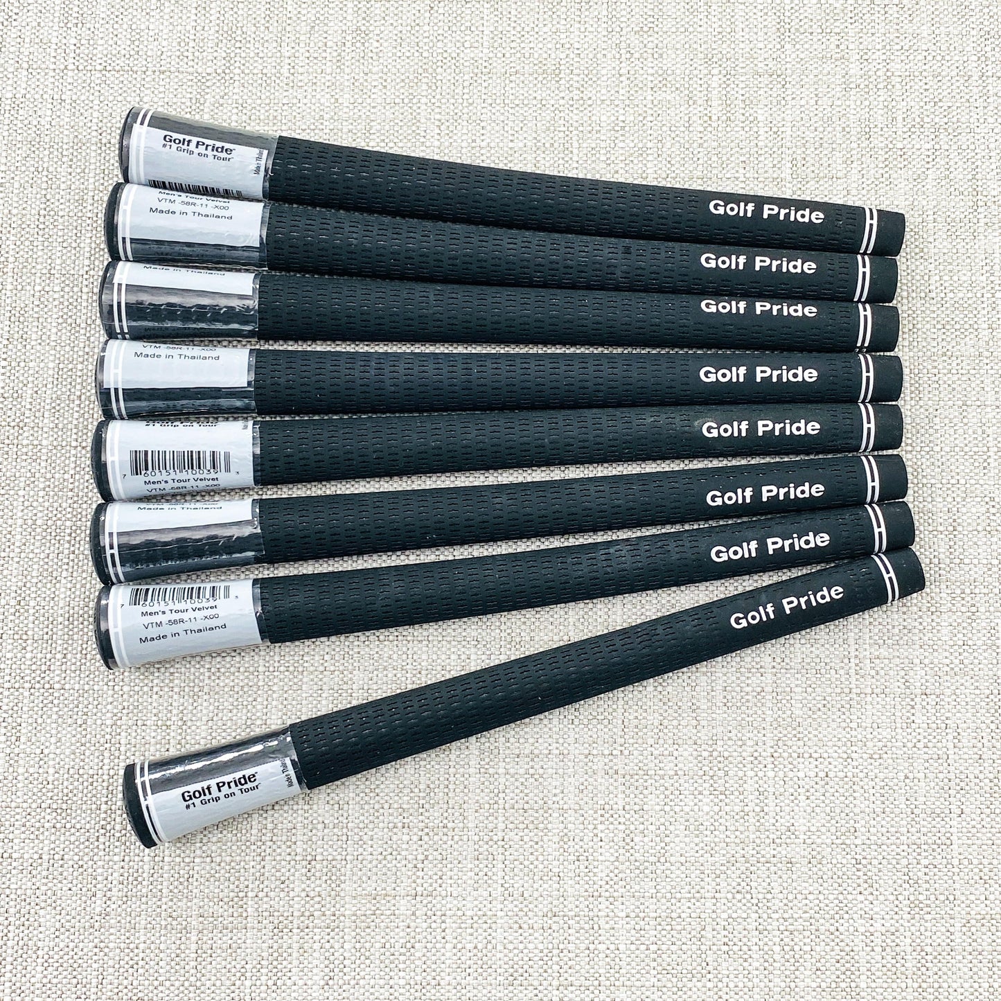 Golf Pride Tour Velvet swing grip. Choice of size. Black - Price includes fitment.
