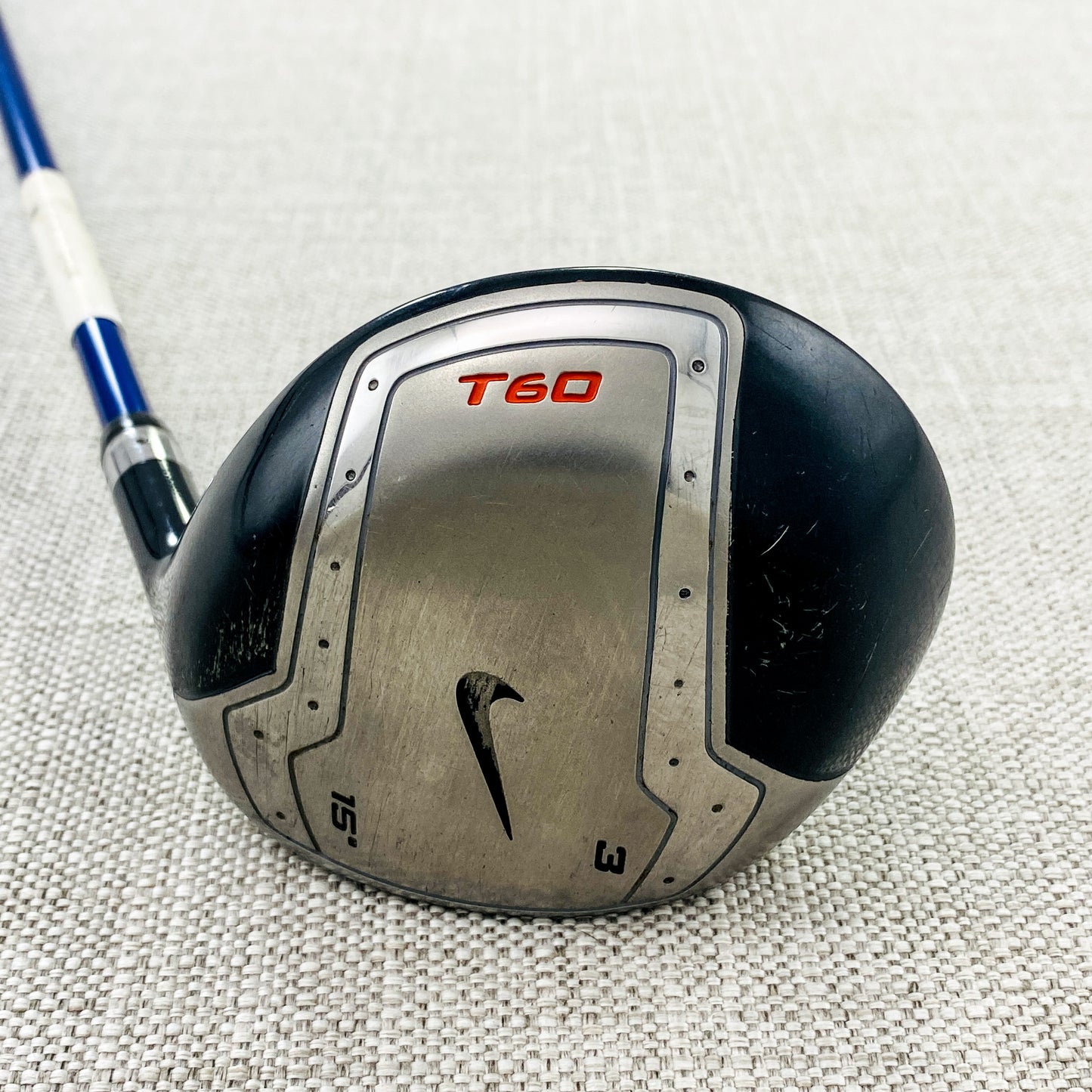 Nike T60 3-Wood. 15 Degree, Stiff Flex - Good Condition # 11808