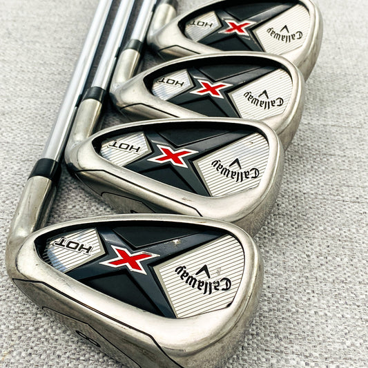 Callaway X-Hot Single Iron. Sold Separately. Regular or Stiff Flex Steel available - Very Good Condition # 13265