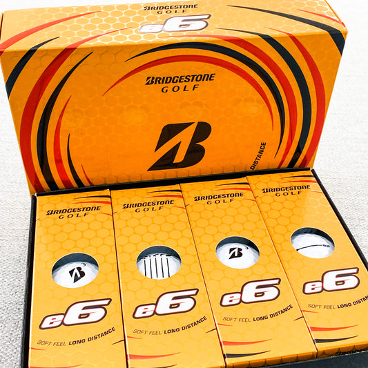 Bridgestone E6 Golf Balls (White) 2 Dozen - Brand New