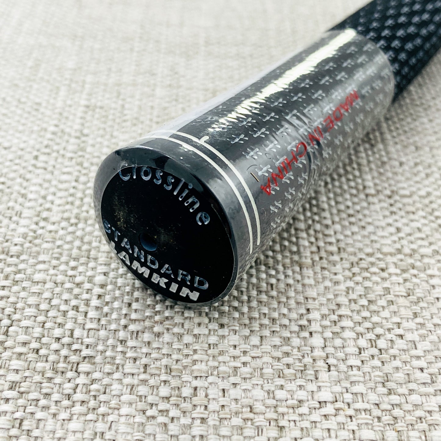 Lamkin Crossline swing grip. Choice of size. Black/White - Price includes fitment.