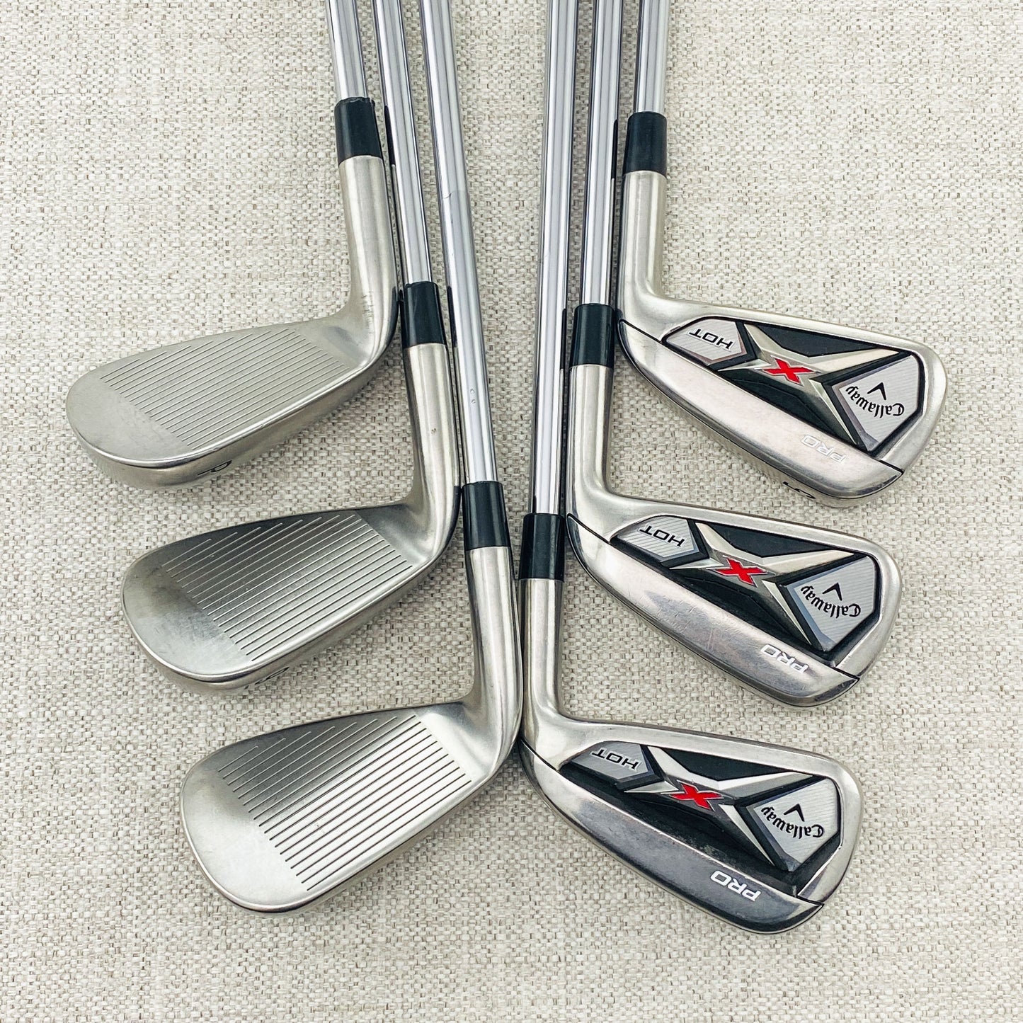 Callaway X-Hot Pro Single Iron. Sold Separately. Regular Flex Steel - Very Good Condition # 12777